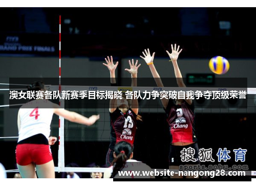 澳女联赛各队新赛季目标揭晓 各队力争突破自我争夺顶级荣誉 澳女联赛各队新赛季目标揭晓 各队力争突破自我争夺顶级荣誉
