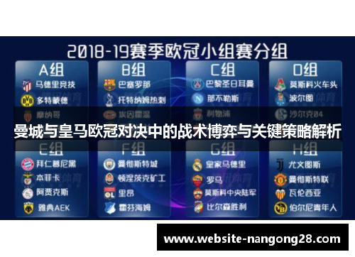 曼城与皇马欧冠对决中的战术博弈与关键策略解析 曼城与皇马欧冠对决中的战术博弈与关键策略解析