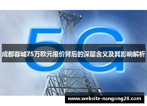 成都蓉城75万欧元报价背后的深层含义及其影响解析